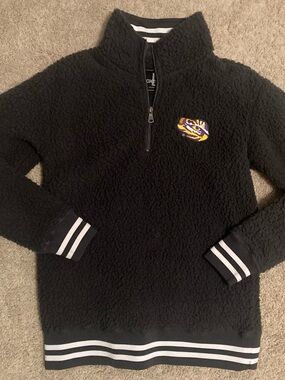 Boxercraft LSU Tigers Sherpa Fleece Pullover 🐅 Sz. XS